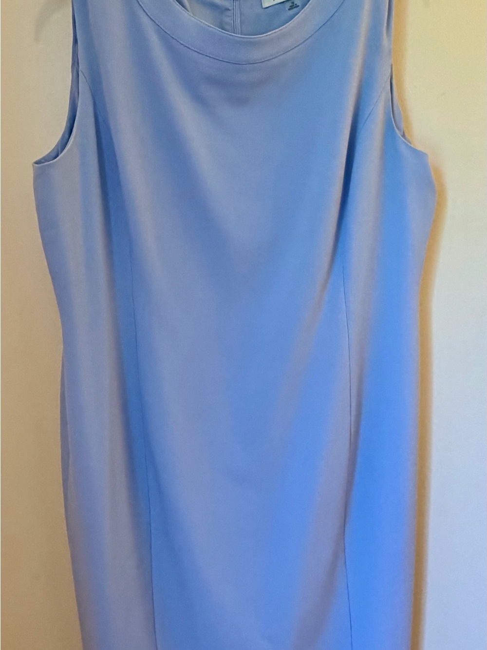 Kasper Sleeveless Shift Dress in Light Blue